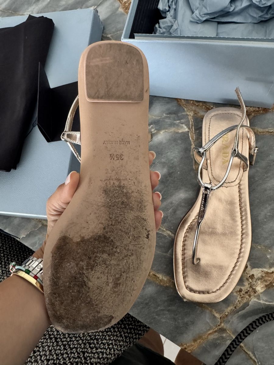 Prada Scarpe da donna: Prada sandali da donna oro 36 usati – Usato da cadempino venduto da fio_cbt9 4