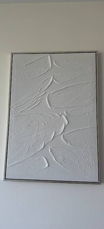 Dipinti: Tableau blanc en relief  – Usato da Collombey venduto da isa_bhf5 1