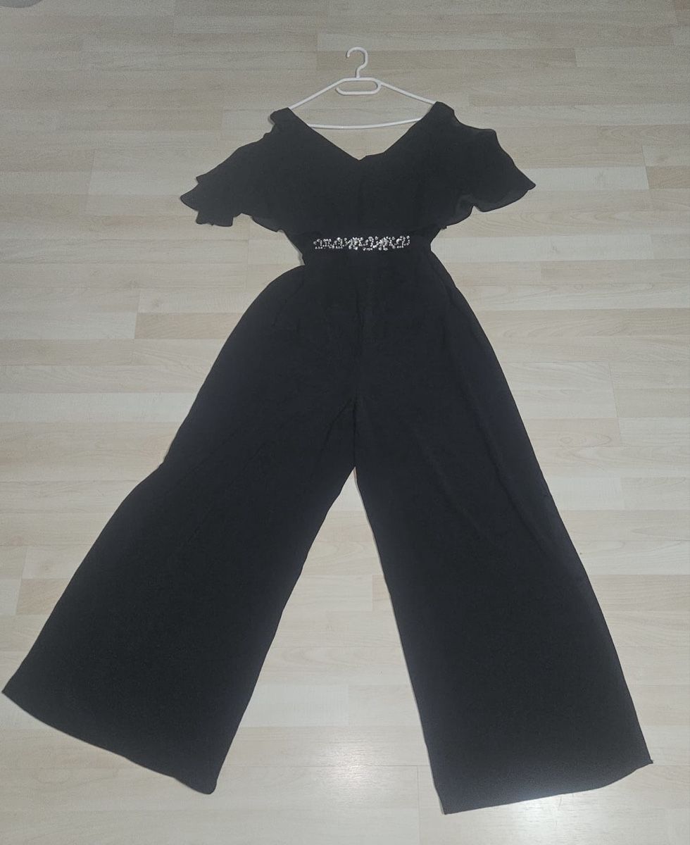 Tute: Eleganter schwarzer Jumpsuit, EU Größe 46 – Usato da Kreuzlingen venduto da Lore2000