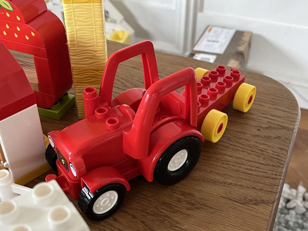 Lego Duplo Bauernhof Traktor Tiere Stroh 10952 (Gebraucht) in ...