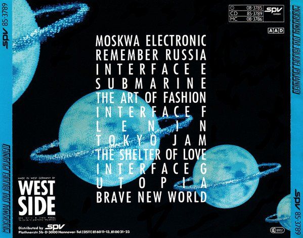 CD: Moskwa TV  BLUE PLANET Electronic Synth-Pop Techno CD – Usato da Kandergrund venduto da Sososo 1