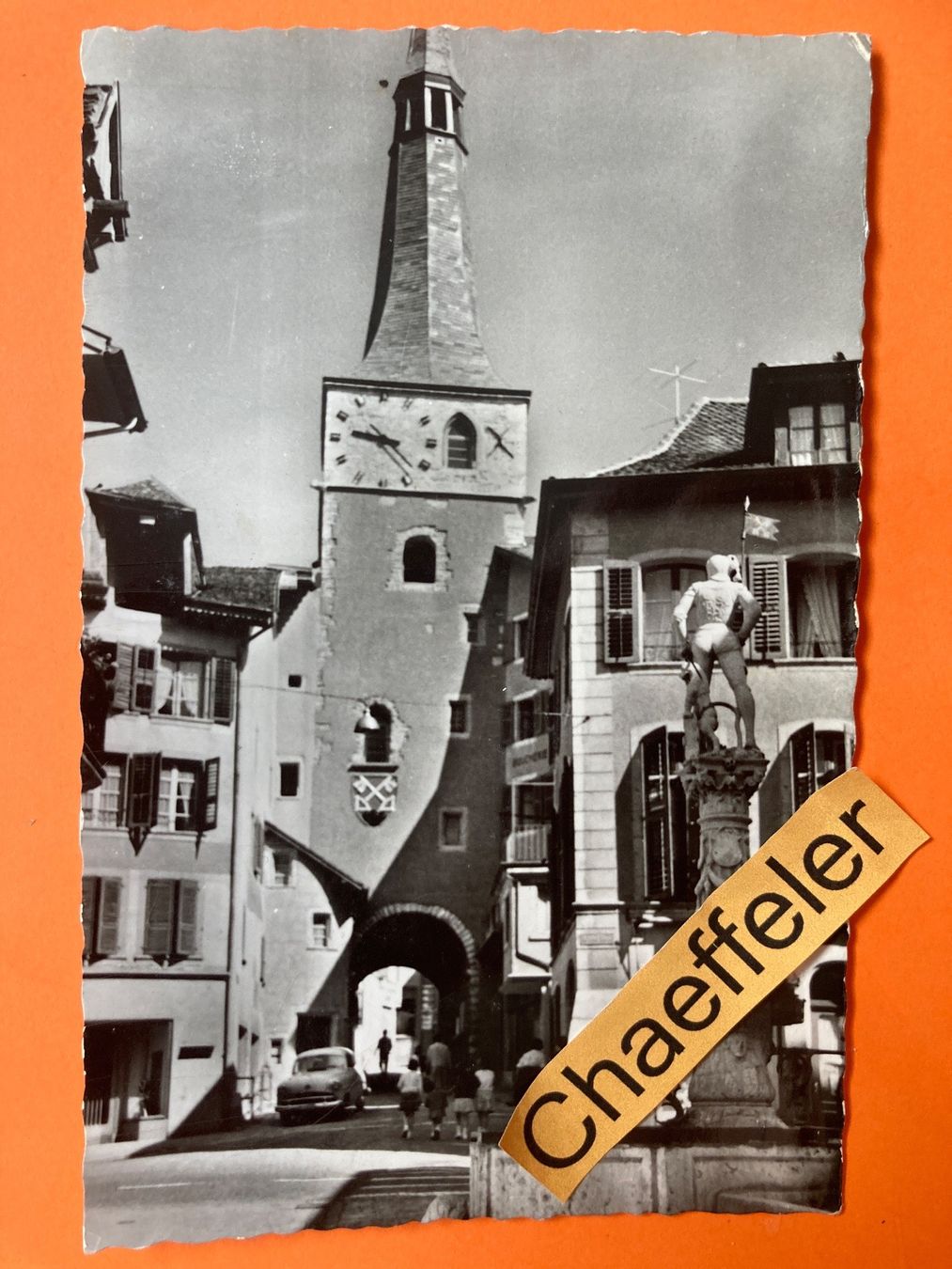 Cartoline postali: 1962 La Neuveville. Rue du Marché – Usato da Zürich venduto da Chaeffeler