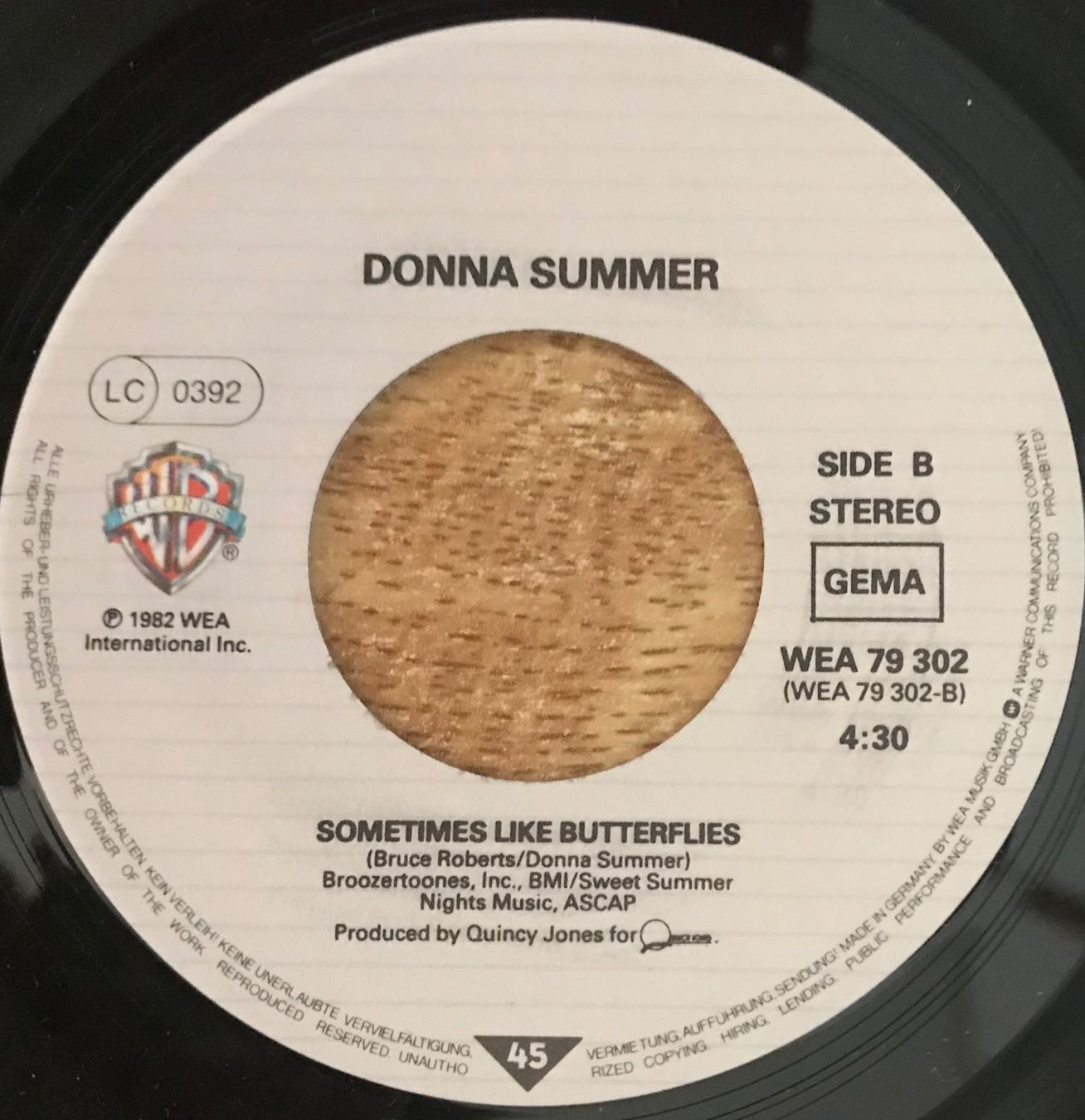 Dischi in vinile: DONNA SUMMER - LOVE IS CONTROL – Usato da Bussigny venduto da vinyl-pas-cher 3