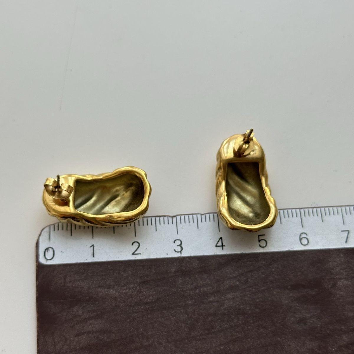 Orecchini pendenti & Orecchini a lobo: Wunderschöne 18KGP Tropfen Goldene Ohrstecker  – Nuovo (secondo la descrizione) da Givisiez venduto da dor_xb9k 3