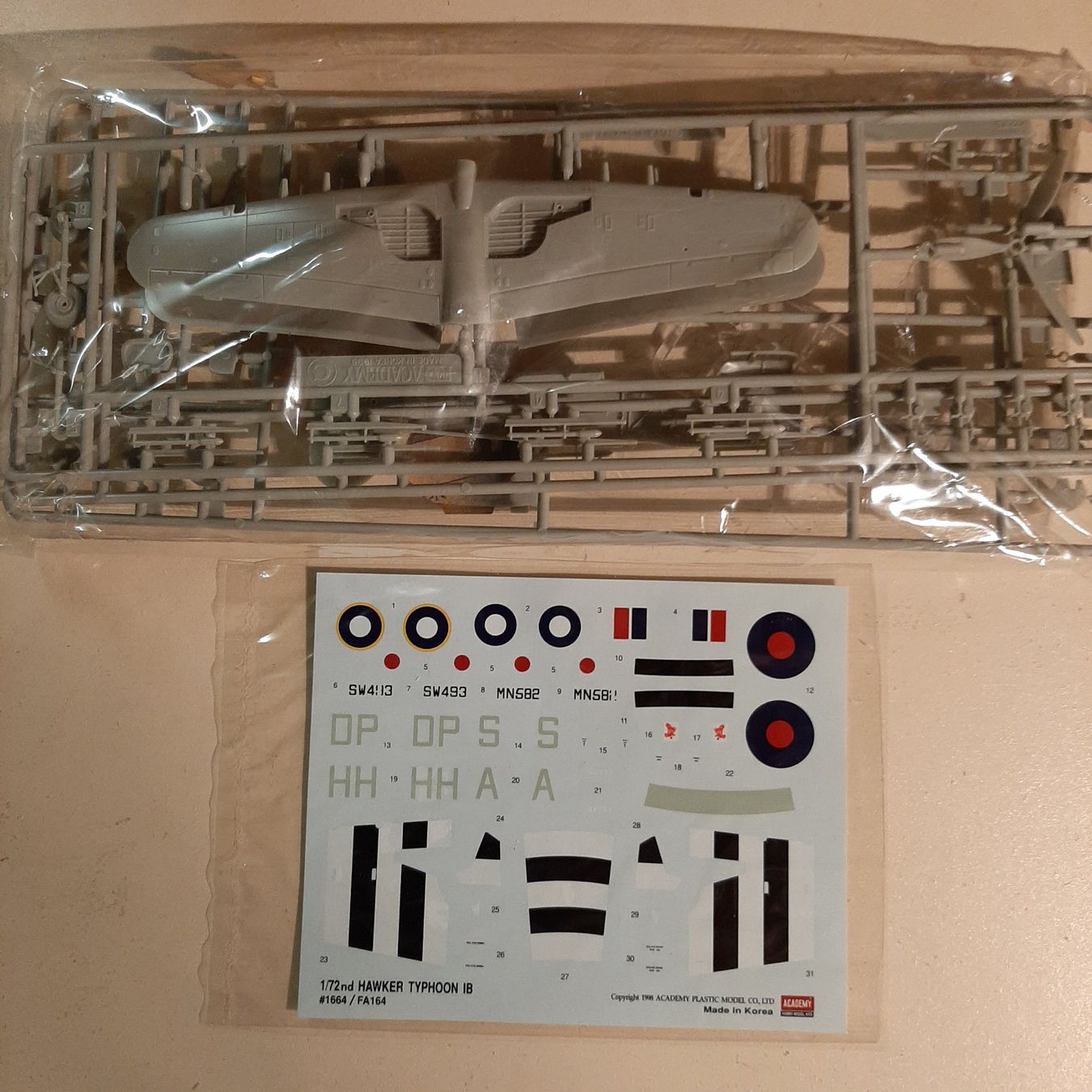 Academy Kit di modellismo & Modellini statici: 1507 ... Hawker Typhoon Mk I B ... Academy 1664 – Nuovo (secondo la descrizione) da Bonstetten venduto da Benibanny59 2
