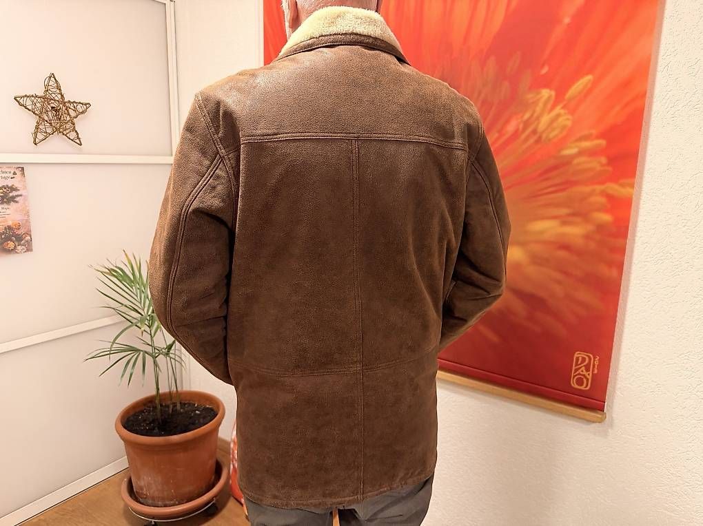 Giacche: Warme Lammfell Lederjacke Vinci – Usato da Kaiseraugst venduto da mengster 1