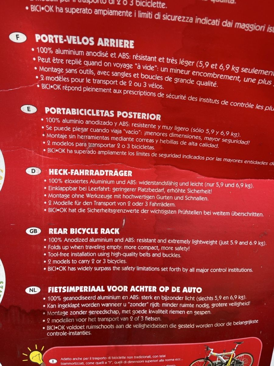 Supporti per biciclette: Fahrradträger – Nuovo (secondo la descrizione) da Herrliberg venduto da Pepita 1
