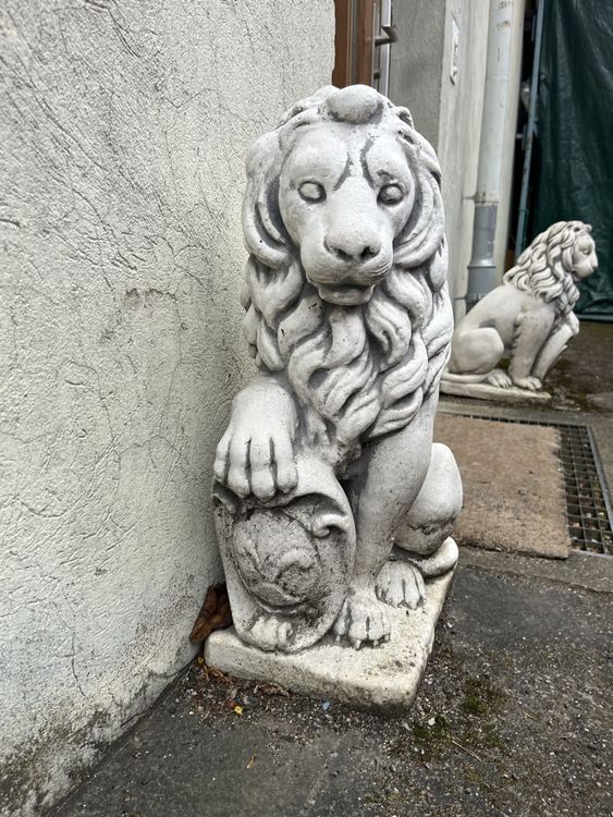 Garten Stein Löwen Skulpturen Kaufen auf Ricardo