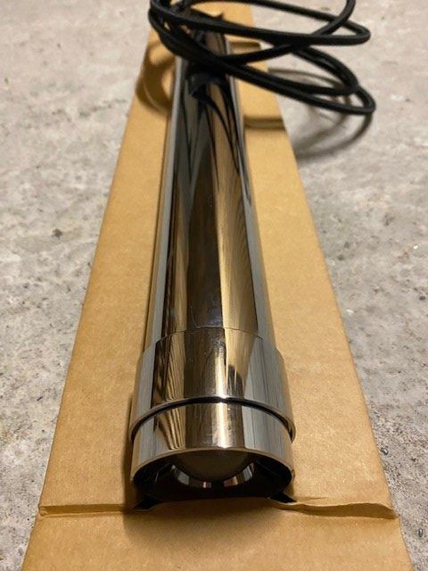 Lampadari & plafoniere: Pendelleuchte Vertico chrom glanz von Ribag – Usato da Umiken venduto da licht5040 2
