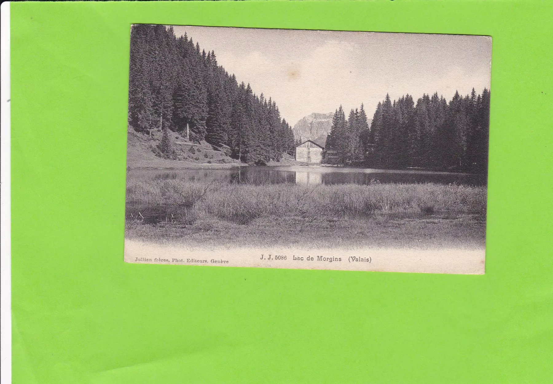 Cartoline postali: Lac de Morgins – Usato da St. Peterzell venduto da neckertal