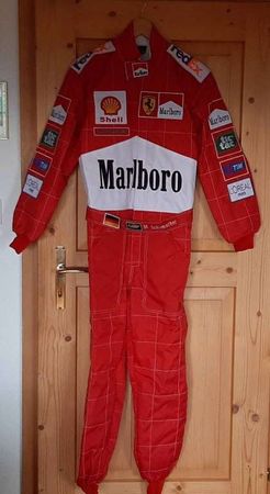 Michael Schumacher Rennoverall  Ferrari F1 Marlboro Réplica