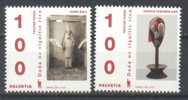 2016, Sondermarken 100 Jahre Dada ** (2)
