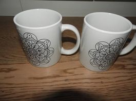 2 neue Tassen mit Mandala-Design