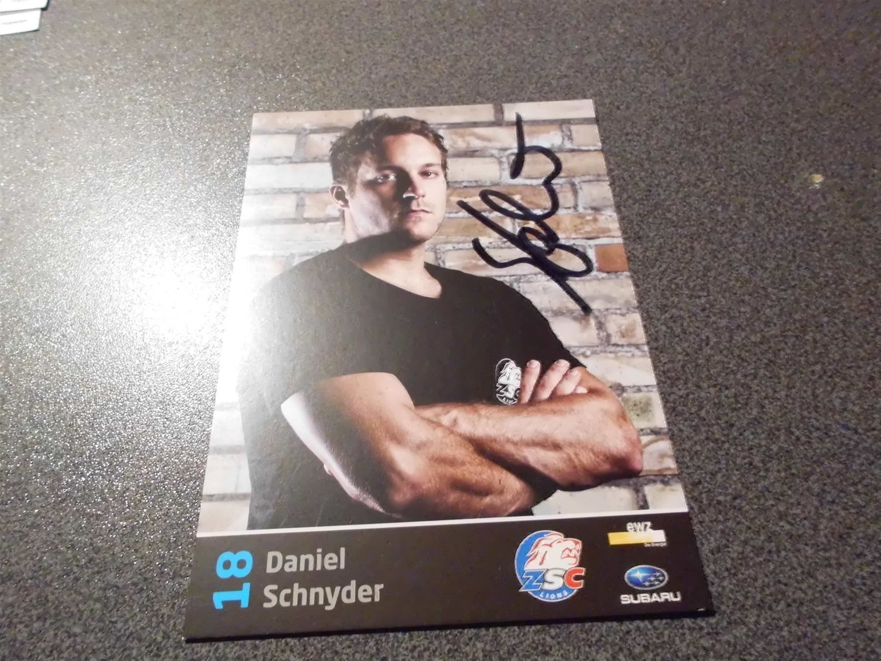 Autographes: ZSC-Autogrammkarte D. Schnyder, 2011/12 – D'occasion à Zürich par Motzkuh