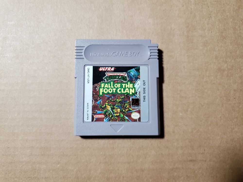 Teenage Mutant Ninja Turtles Fall Of The Foot Clan GameBoy Kaufen auf
