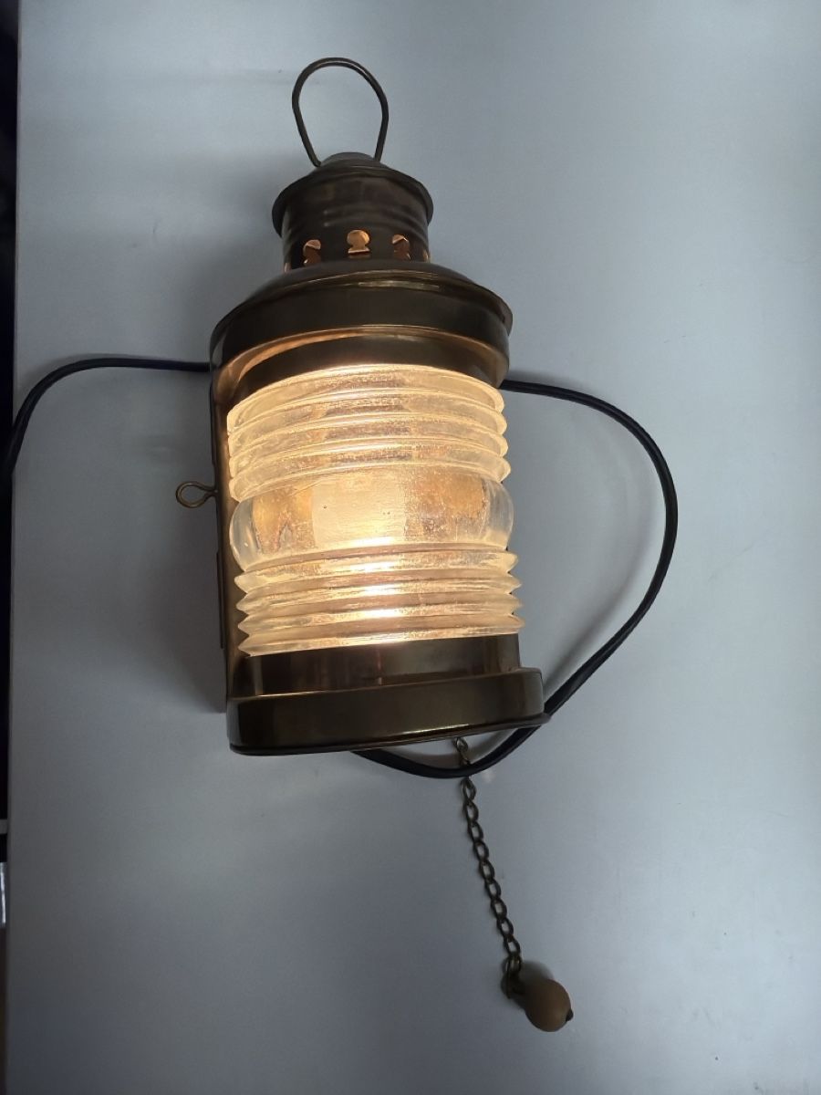 SBB/CFF/FFS Lampade: G 705 ) Vibtage Messing Karbidlampe oder Einheitslaterne. – Usato da Diepoldsau venduto da Ganthammer 2