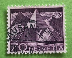 Nr.308 mit Stempel Triangulationspunkt Technik und Landschaf