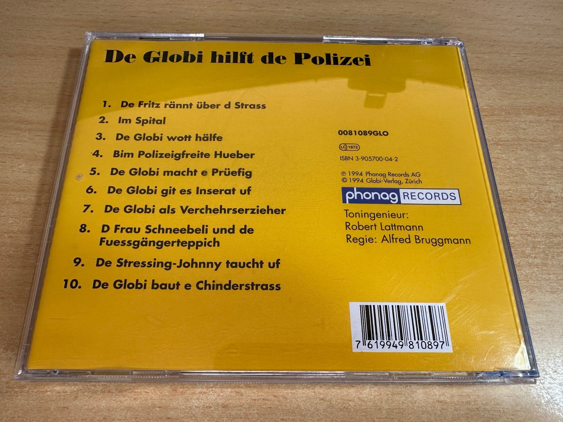 Audiolibri: P1 De Globi hilft der Polizei – Usato da Rikon im Tösstal venduto da Alpenmutz 1