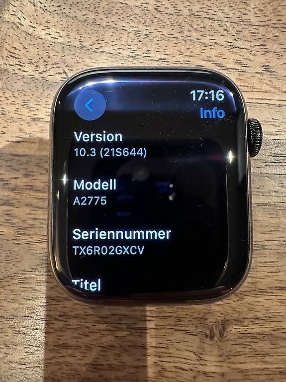 Apple Smartwatch: Apple Watch Series 8 Graphite Stainless – Usato da Goldach venduto da Privitec 4