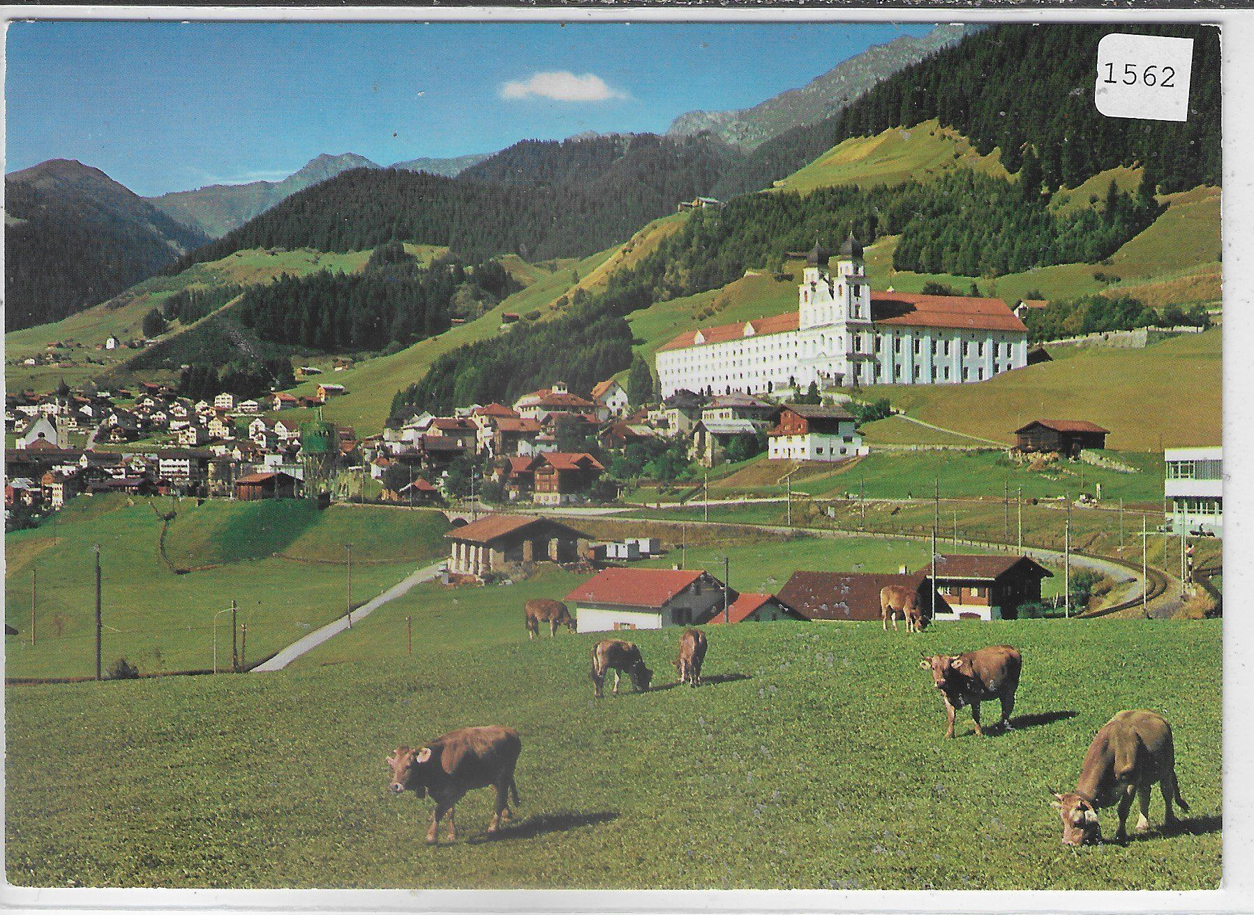 Cartoline postali: Disentis/Muster - Generalansicht – Usato da Ettingen venduto da Kartenplanet
