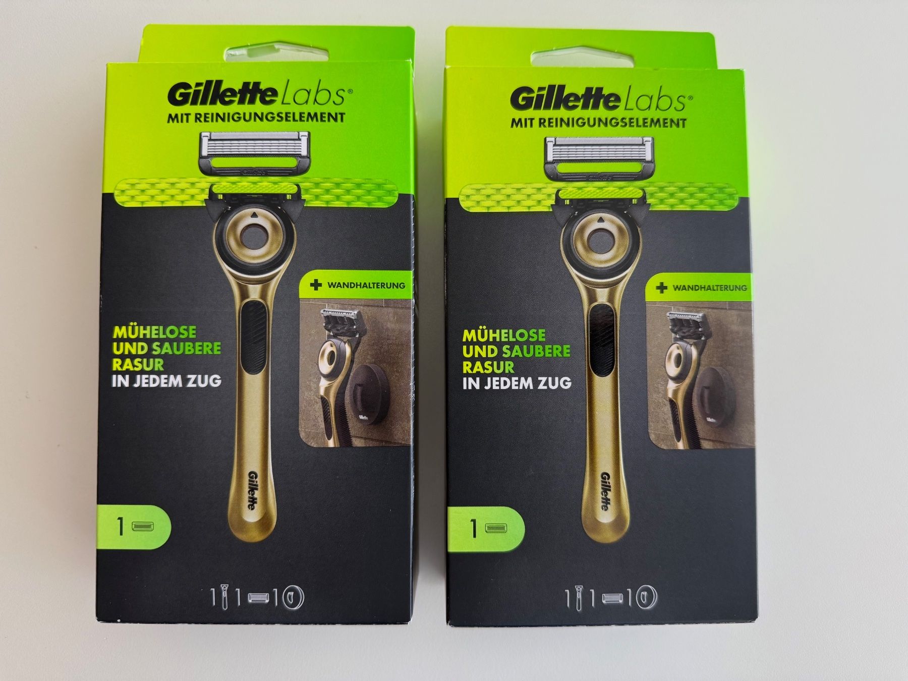 Gillette Rasoi & Lamette da barba: Gillette Labs, 4 pcs – Nuovo e nell'imballaggio originale da St-Gingolph venduto da GoldenKeys