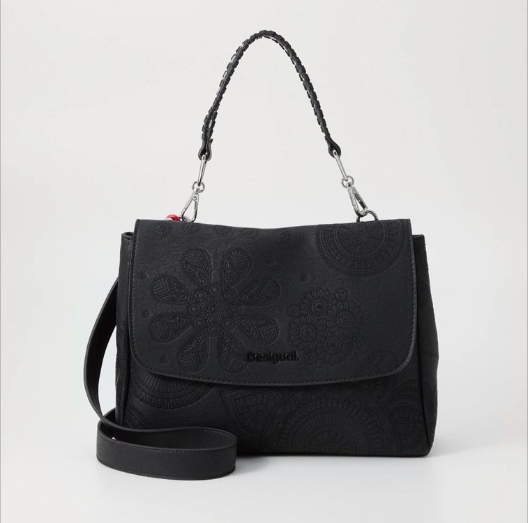 Faszinierend Desigual Tasche Schwarz Ebenbild