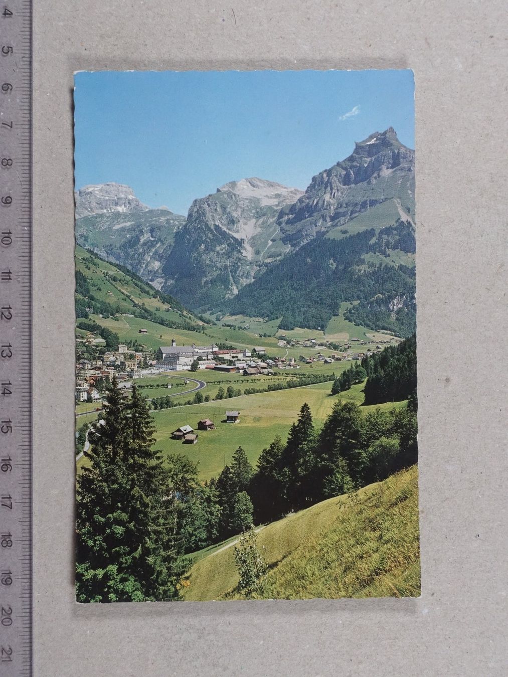 Cartoline postali: Engelberg, 1971 – Usato da Lenzburg venduto da fh1