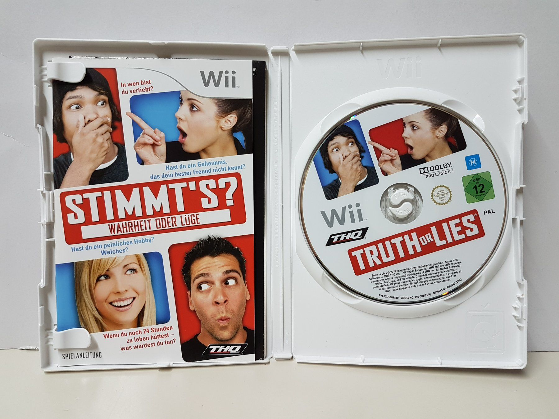 Nintendo Giochi: 😎Stimmt´s? Wahrheit oder Lüge  Wii – Usato da Schüpfheim venduto da Games_Spielkonsolen