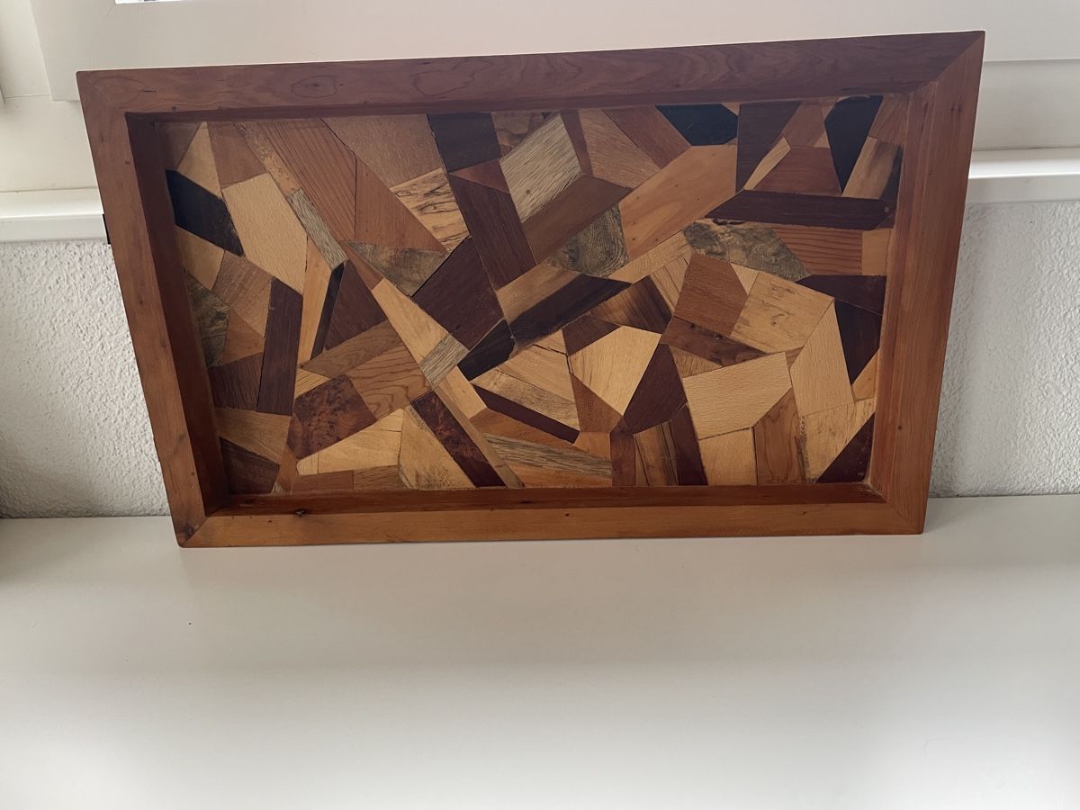 Holzartikel: Wanddeko Serviertablett Holzskulptur  Holzbild – Gebraucht aus Glattpark(Opfikon) von cla_hpt7
