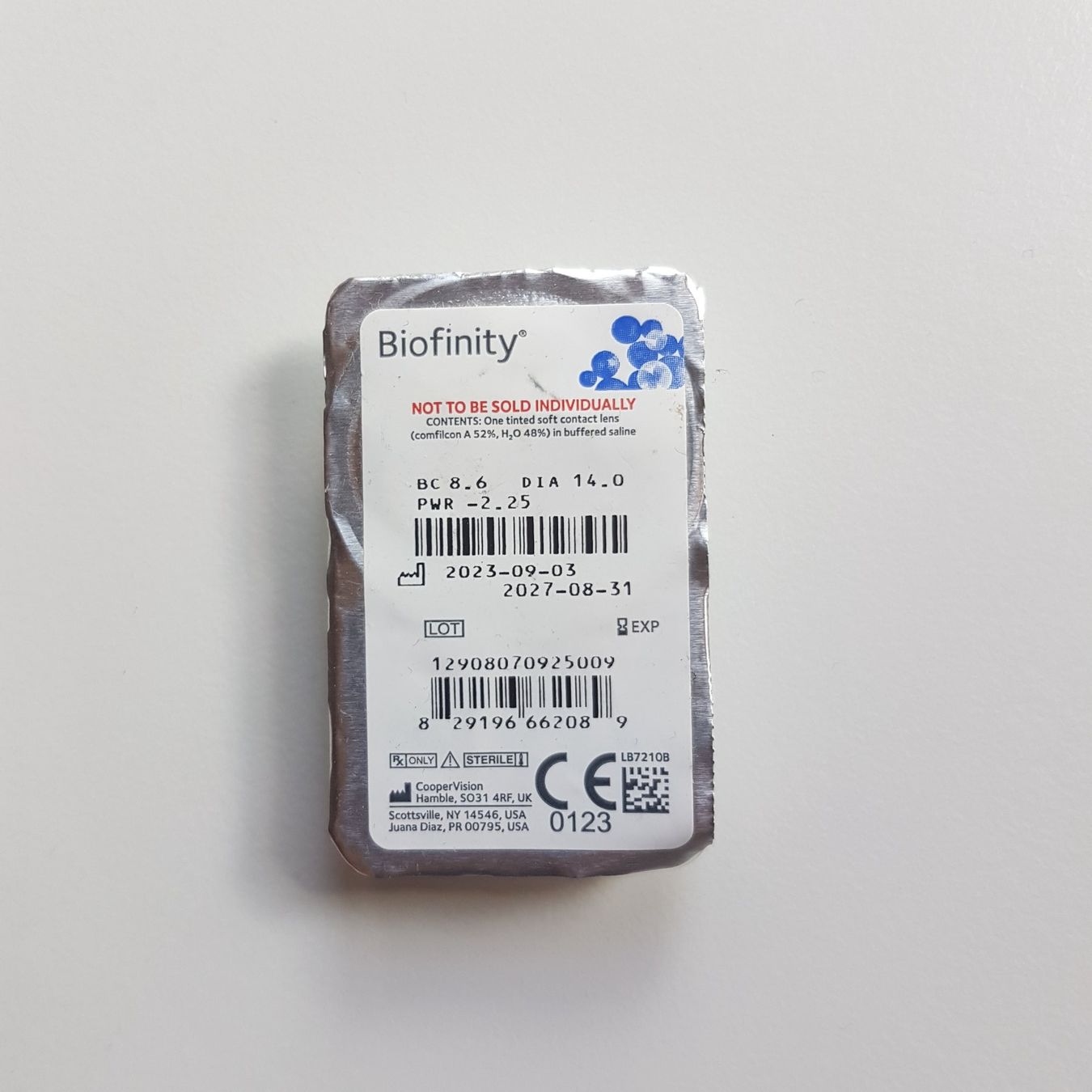 Lenti a contatto: Biofinity Monatslinse - 2.25 – Nuovo e nell'imballaggio originale da Biglen venduto da oinkioink88