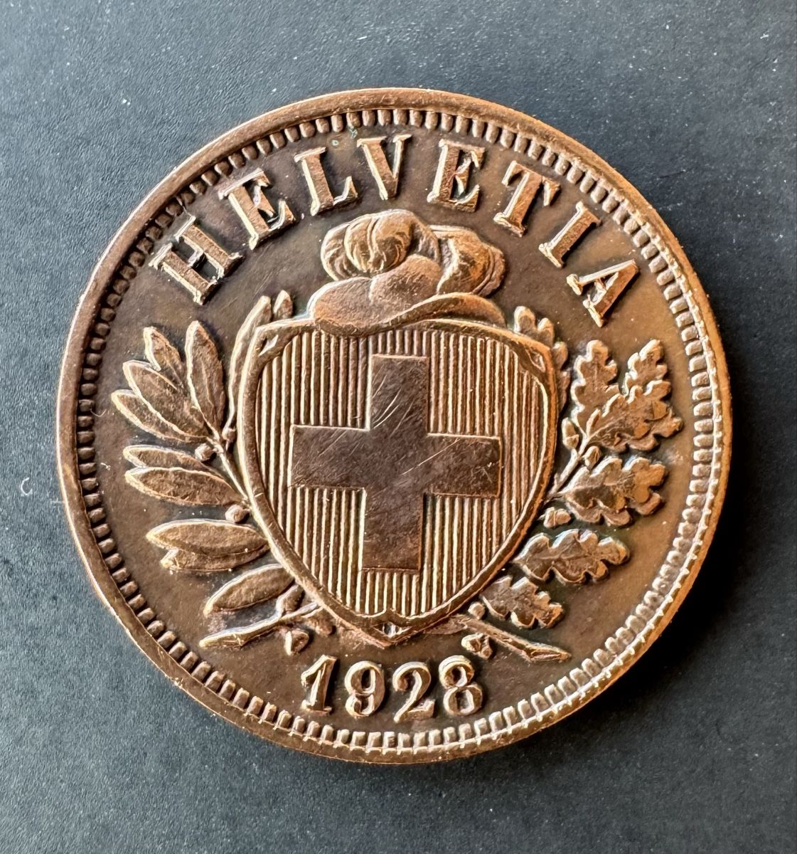 Alle Münzen: 2 Rappen 1928 – Gebraucht aus Meilen von coins4sale