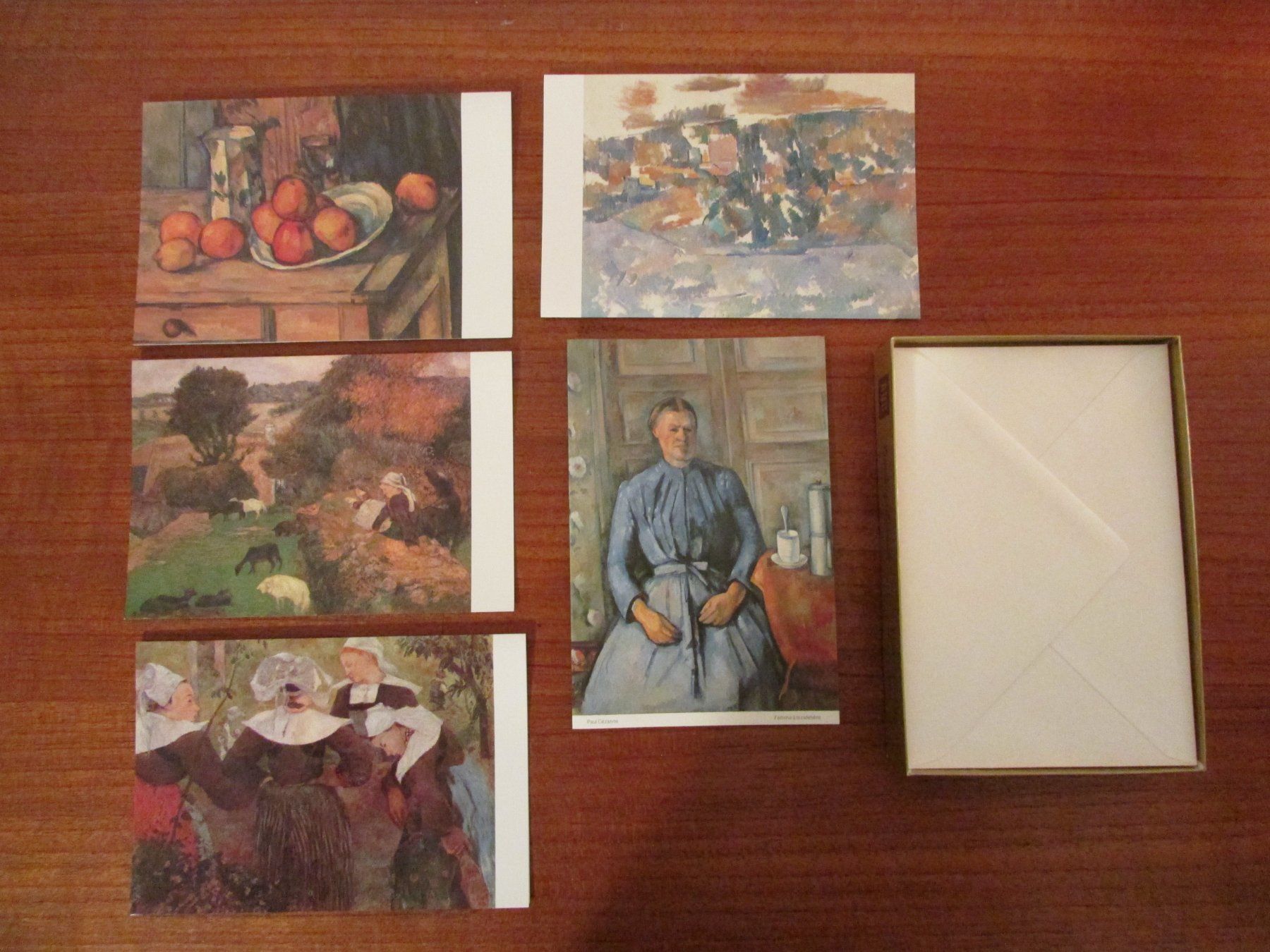 Cartoline postali: Wunderschöne Paul Cézanne Kunst Postkarten Reproduktionen – Usato da Zollikofen venduto da Flavabana 4