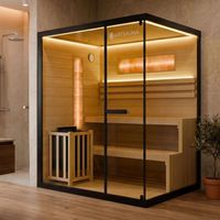 Traditionelle Sauna - Saunakabine - Salzsauna PARMA 4 Pers.