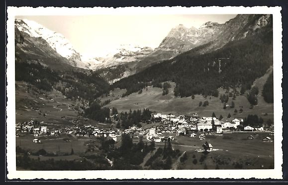 Cartes postales: Leukerbad, Gesamtansicht mit Dalagletsch – D'occasion à Berlin par bartko-reher