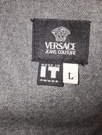 Versace Jacke, Gr. L, Top Zustand, Grau Herbst/Winter/Frühl.