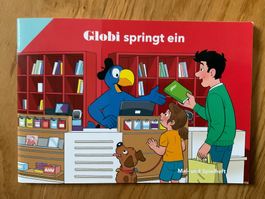 Globi springt ein Malbuch -  NEU