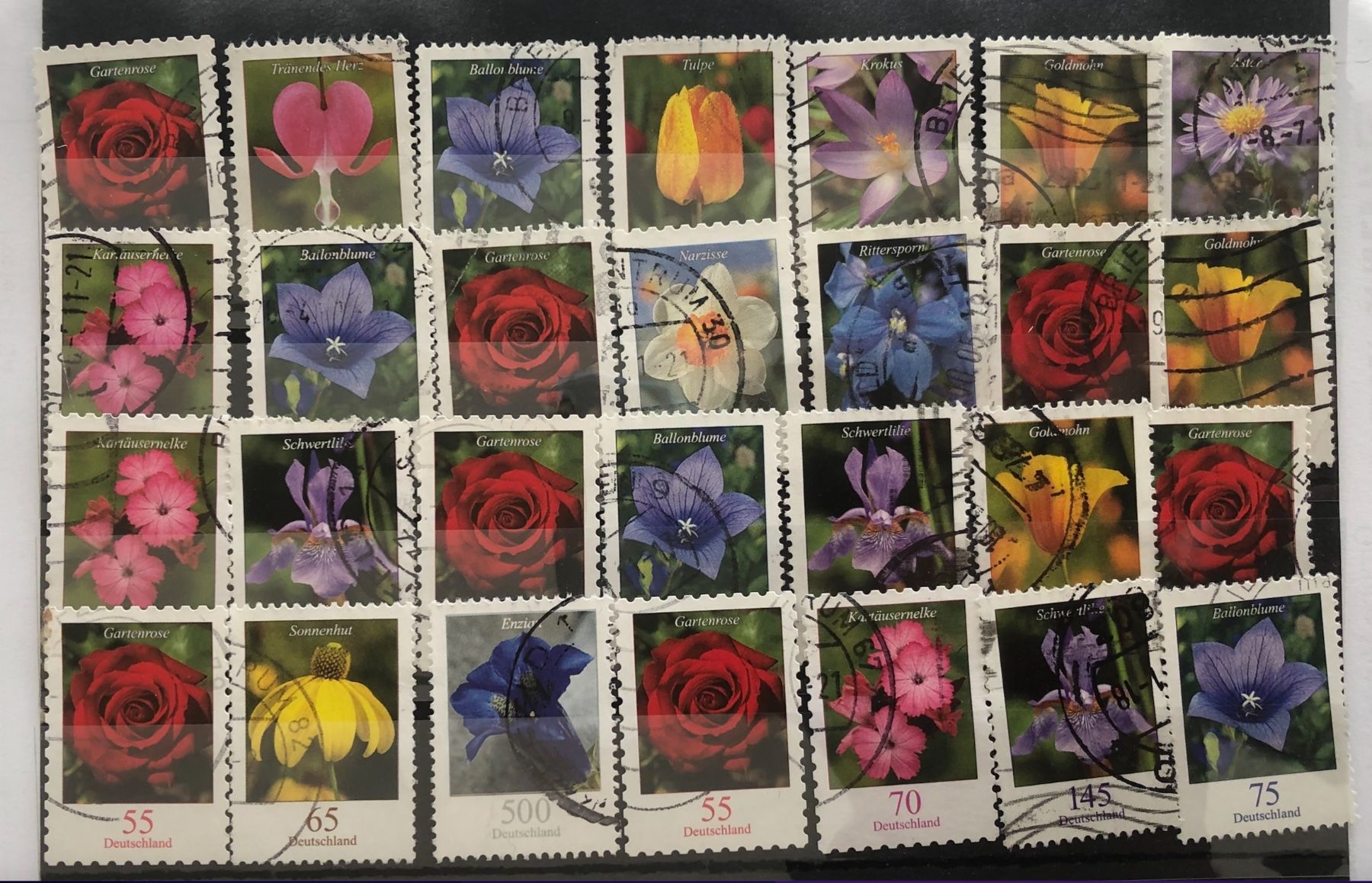 Tutti i francobolli: DEUTSCHE BUNDESPOST  BRIEFMARKEN GESTEMPELT – Usato da Aarau venduto da Angi-007