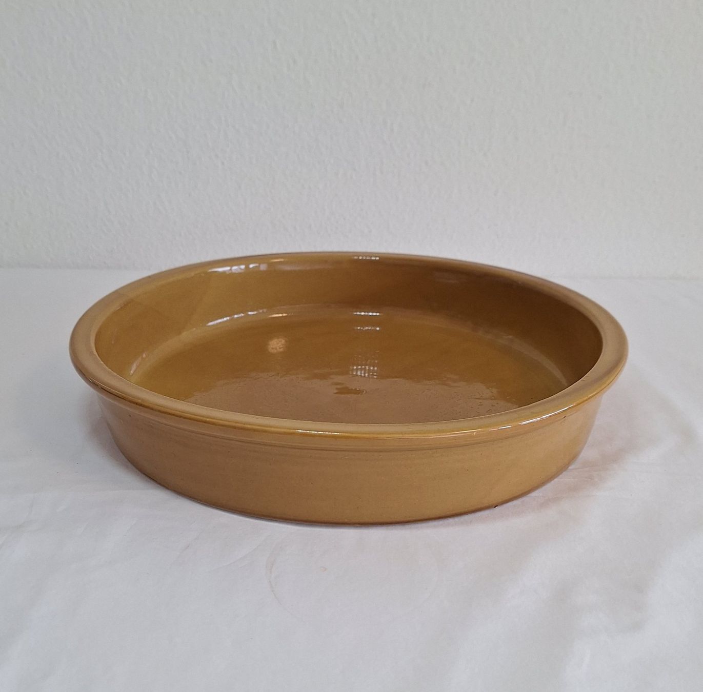 Untersetzer: 1 Keramik Blumenuntersetzer 38 cm sandfarben – Neu (gemäss Beschreibung) aus Bergdietikon von Zozo