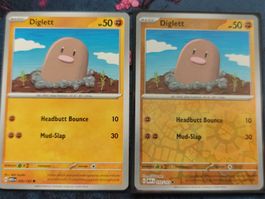 Pokemon Diglett von 151 Set EN