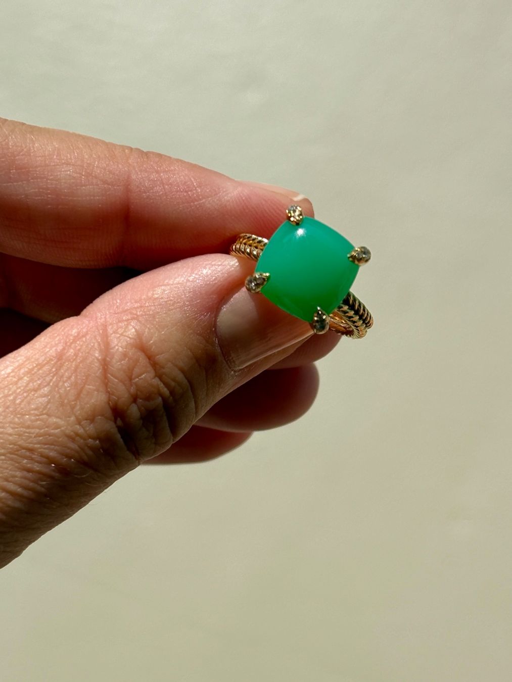 Anelli: David Yurman 18k Gold Crystophase Chatelaine ring – Usato da Nyon venduto da My_wardrobe 7