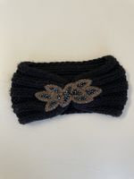 Winter Stirnband von Mint & Berry, Schwarz, Neuwertig