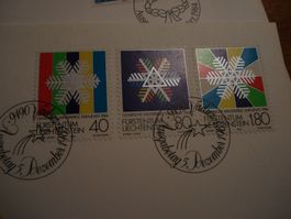 Liechtenstein Set FDC 1984, 8 Belege
