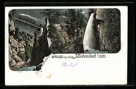 Litho Taubenloch b. Biel, Ortspartie