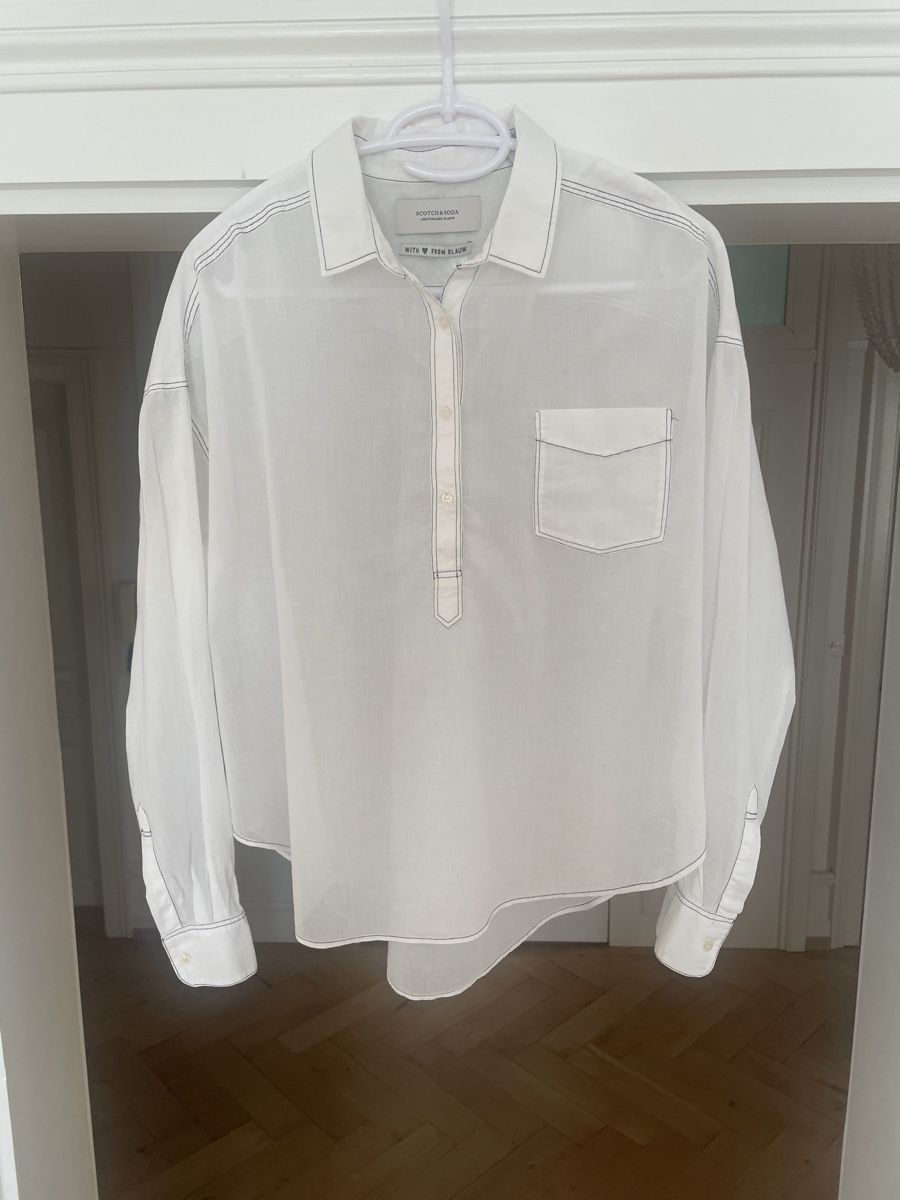 Maison Scotch Blusen: Weisse Bluse von Scotch & Soda – Gebraucht aus Zürich von pgr_9pzn