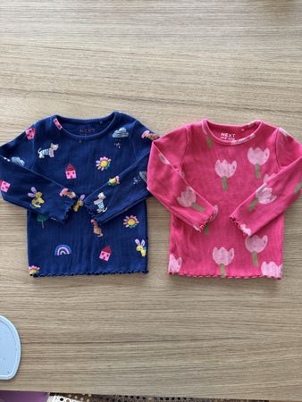 Next Langarmshirts Set 2-teilig Grösse 86 neuwertig