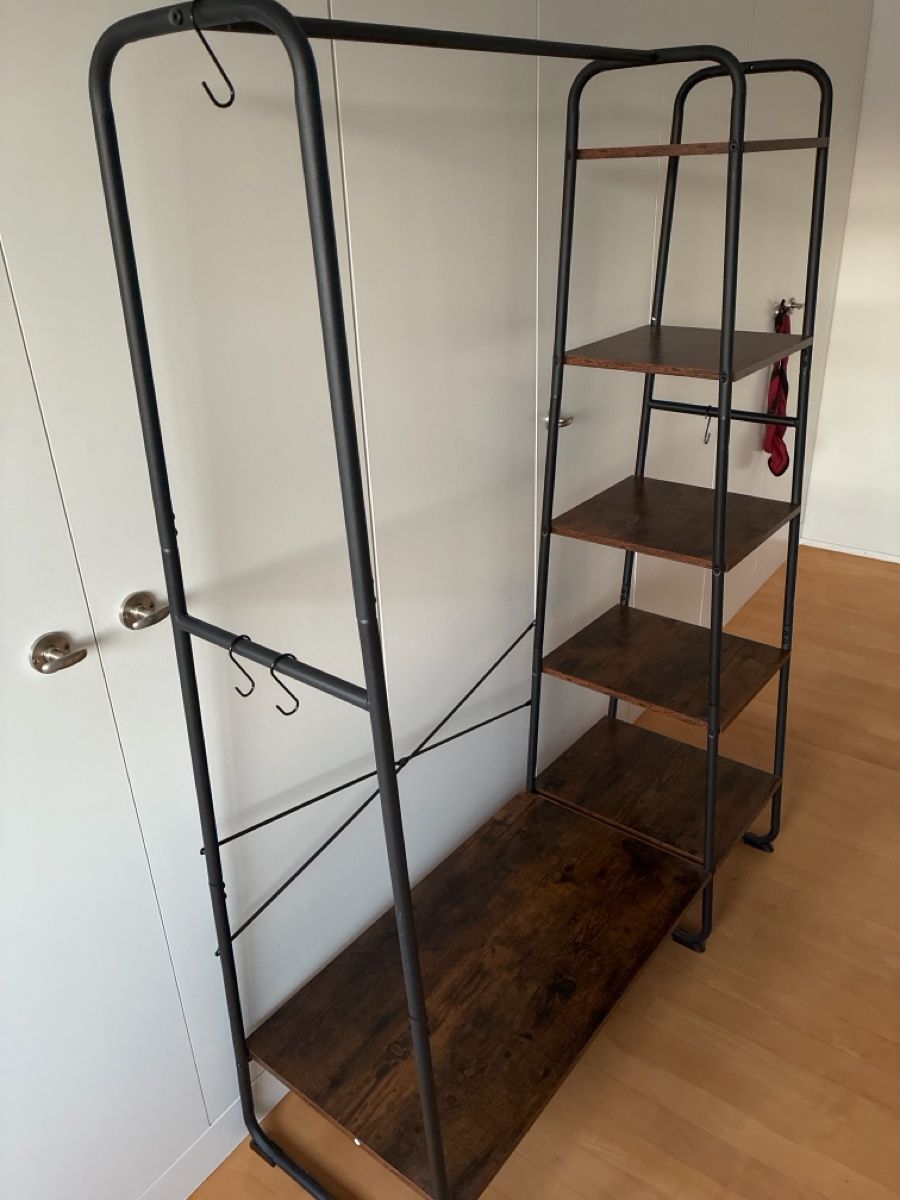 Garderobe: Kleiderständer mit Regal Holz Optik gebraucht – Gebraucht aus Baden von ant_8hxv 2