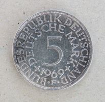 5.- Deutsche Mark 1969 - F Silber