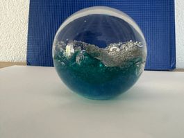Décor paysage sous marine presse papier en verre d'art