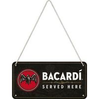 Hängeschild-BACARDI SERVED HERE