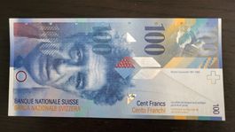 Schweiz 100 Franken Note, 8. Banknotenserie, 2007, UNC